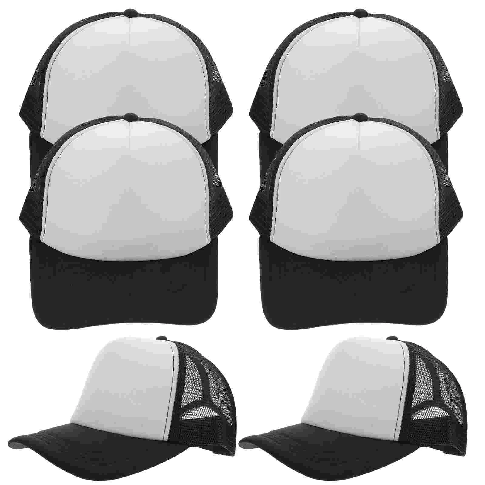 

Adjustable Baseball Hat Blank Trucker Sublimated Cap Summer Hats for Men Toddler