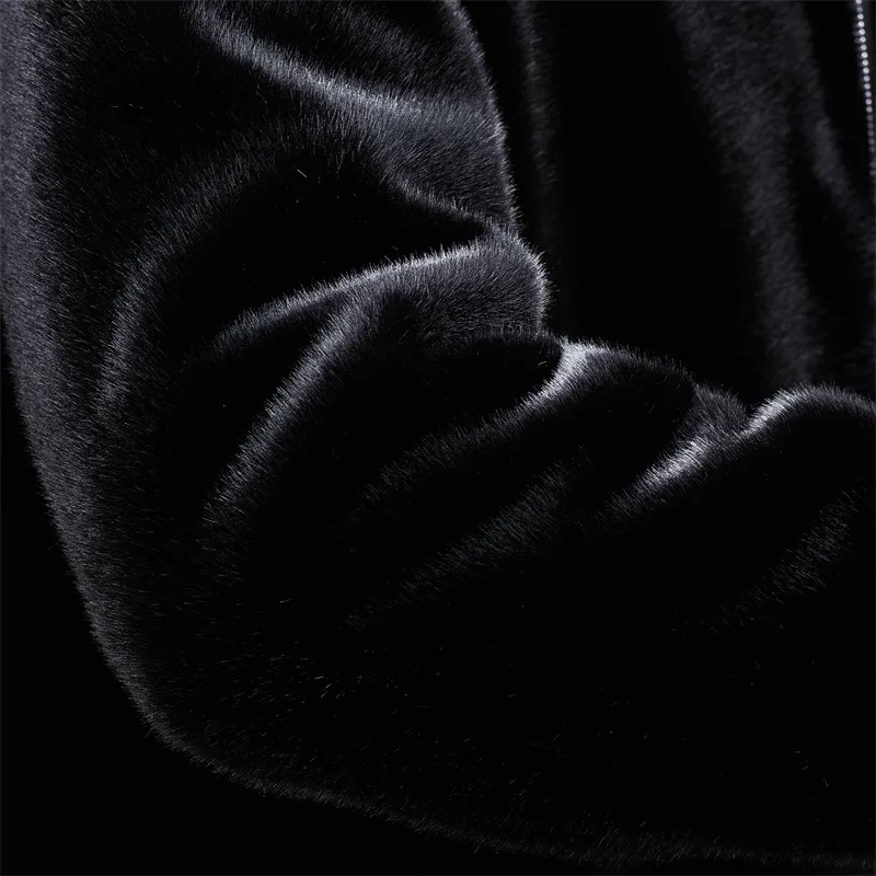 Casual Slim Solid Woolen Coat High Qualit winter jacket men fashion Woolen Coat Men's Casual Wool hooded trench coat Men Jacket - Image 3