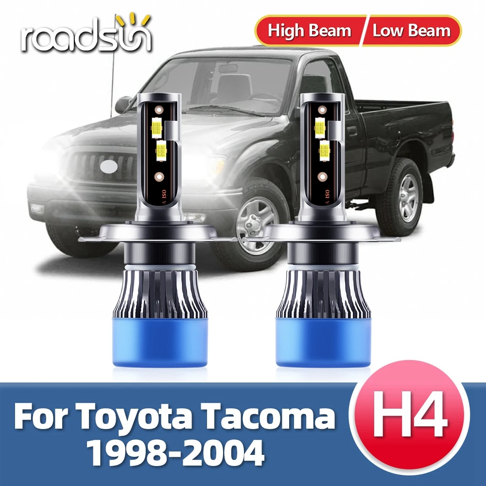 

Roadsun Car 15000LM комбо светодиодный комплекты фар дальнего и ближнего света 6500 к белый для Toyota Tacoma 1998 1999 2000 2001 2002 2003 2004