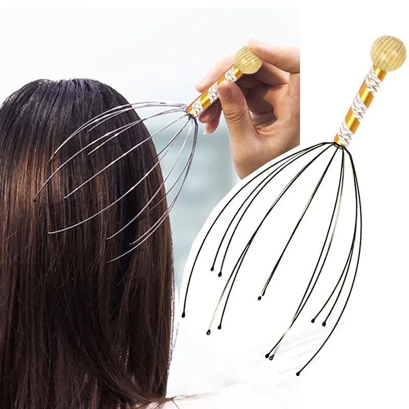 Head Massager Octopus Scratching The Scalp Itchy Scalp Ball Massage