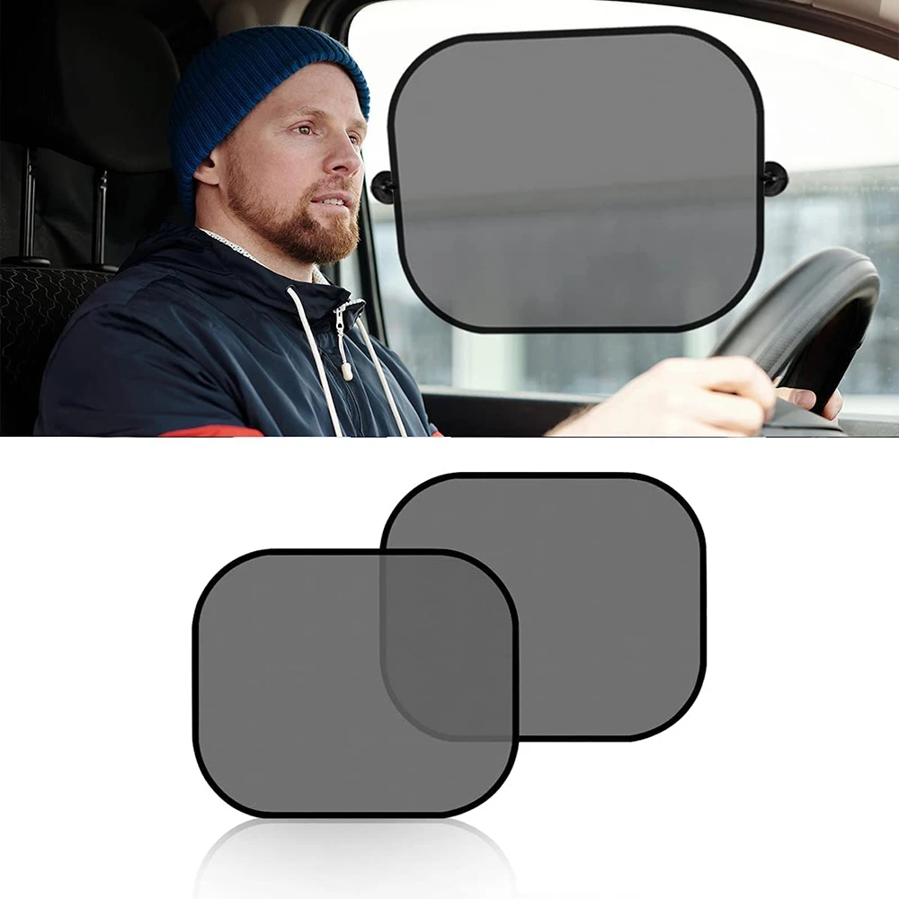 Baby car visor with rear visor file Black mesh screen rear window glass back block summer car sun protection