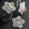 1/3/5pcs gold-plated star and shell punch-free hook, waterproof kitchen bathroom high load bearing, multi-functional door sticky 6