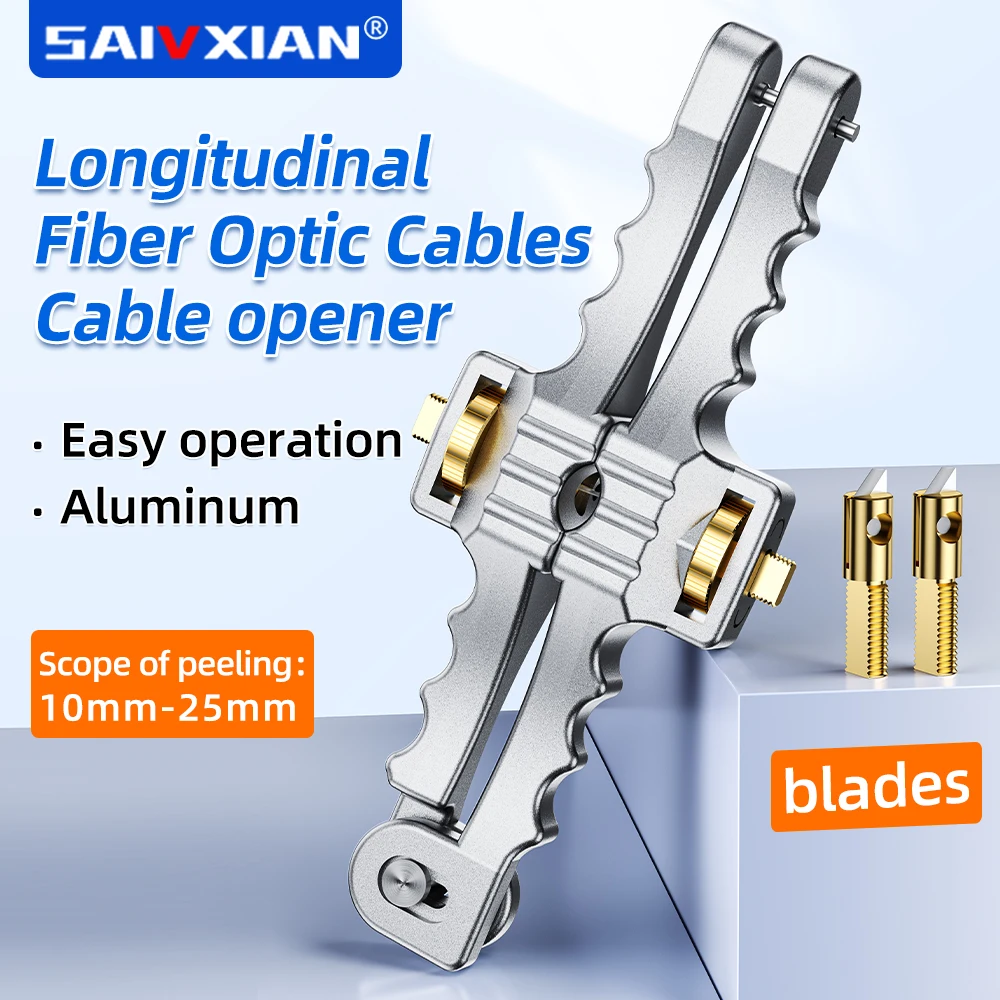 Fiber coating stripper guide bar fiber cleaver Longitudinal Opening Knife Fiber optic tools Longitudinal Sheath Cable Slitter Fiber Optical Cable Stripper optic equipm