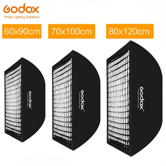 Godox 80x120cm Softbox  Soft Box Bowens Mount - 60x90cm 70x100cm 80x120cm  Portable - Aliexpress