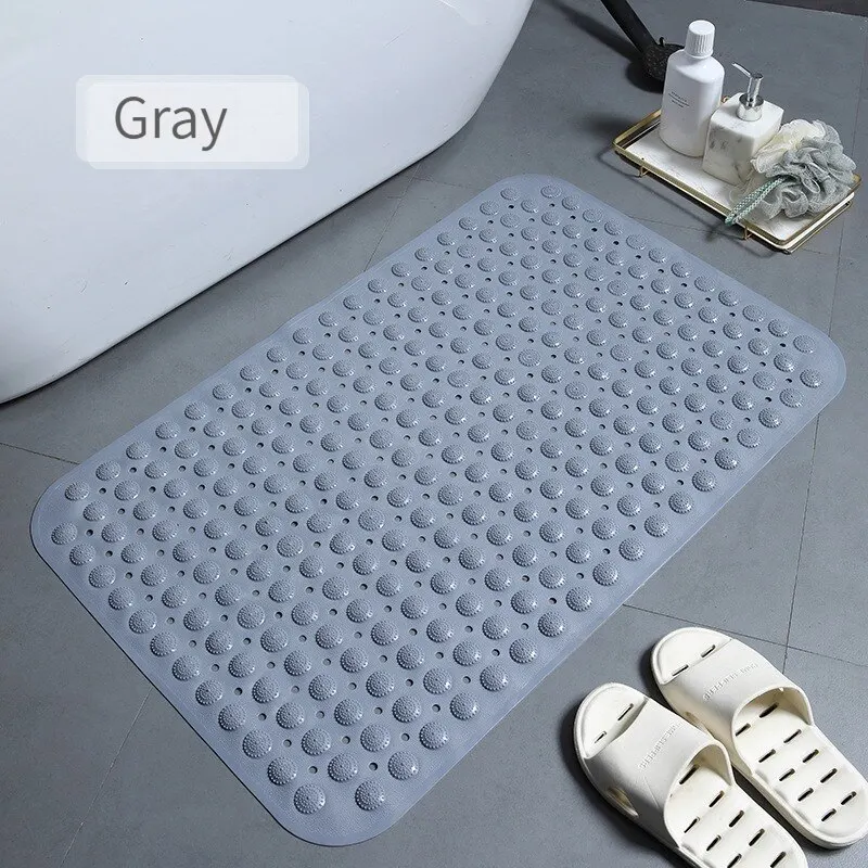 Non-Slip Shower Bath Mat with Suction Cups – Thick Hydrophobic Bathtub Massage Pad 4