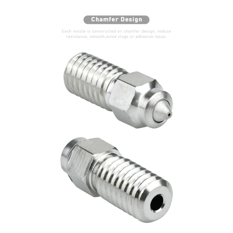 Neptune 4 / Neptune 4Pro 3D 프린터 184A용 바이메탈 노즐 0.4mm 0.6mm 1개