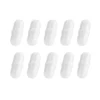 10 Pcs 20mm/0.8 Inch Magnetic Stirrer Mixer Stir Bar Laboratory Bar Stir Plate Bar 1