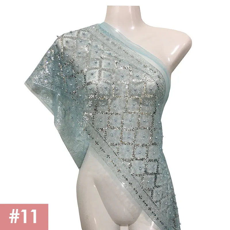Ethnischer Stil Thailand Schal Glitzer Schal Mesh Wrap Cape Thai Traditioneller Schal Wrap mit Perlen Bling Südostasiatisches Kostüm – Detail 14