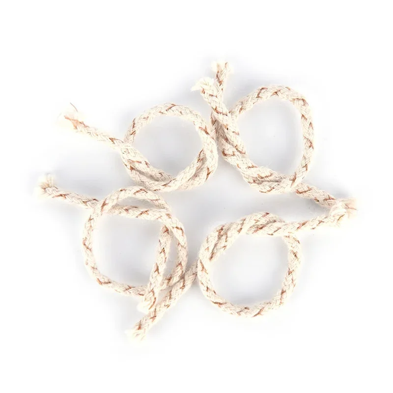 New 20pcs/lot Cotton Core Wick For Kerosene Alcohol Lamp Durable Wicks For DIY Wheel Kerosene Oil Lighter Candle Making Tools