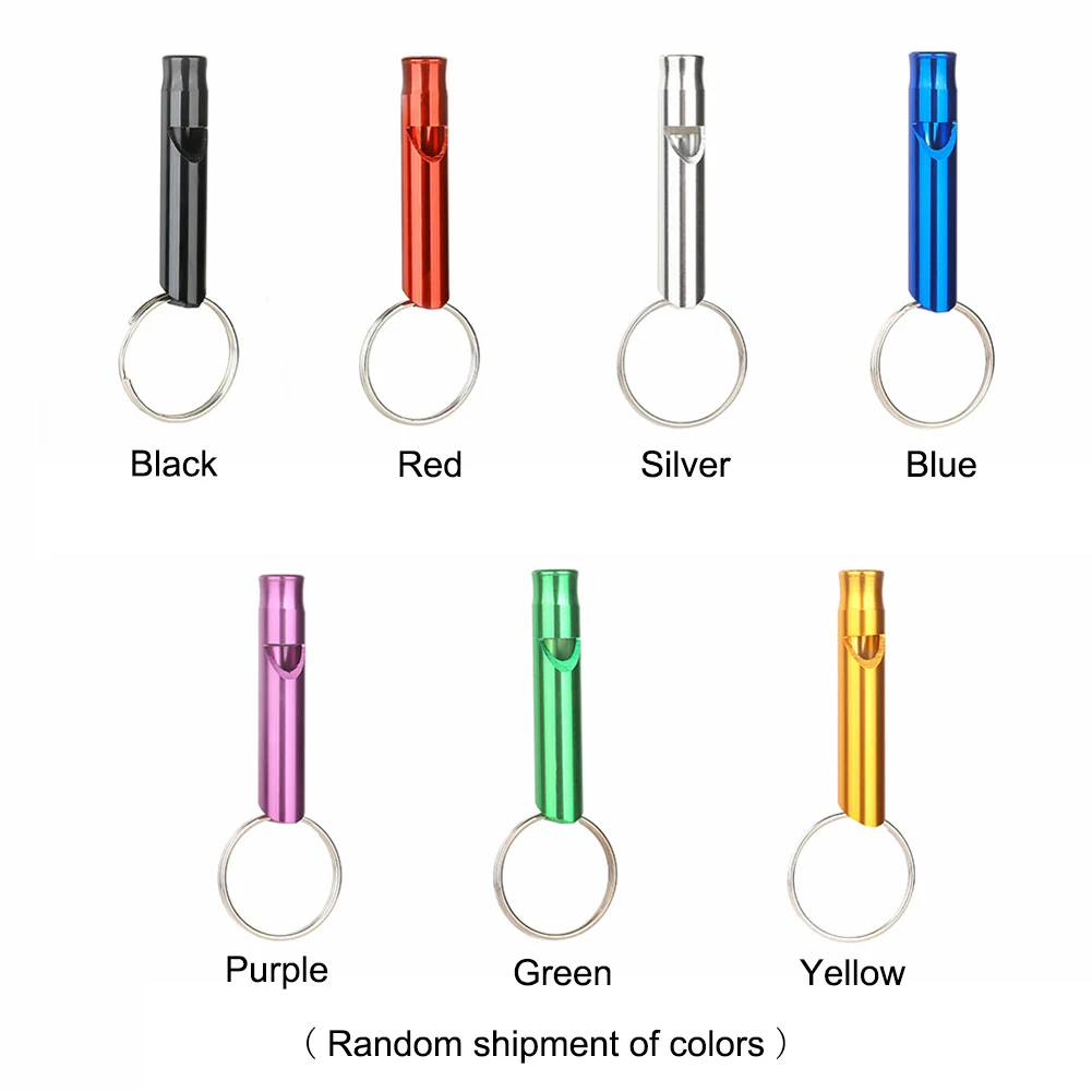 Emergency Whistle Outdoor Survival Training Whistle Duraeble Alufer Lifesaving Mini for Sports for Camping Hiking