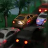 HO TT N Scale Model vehicle  Illuminated Cars with 12V LED Lights for Building Layout 4