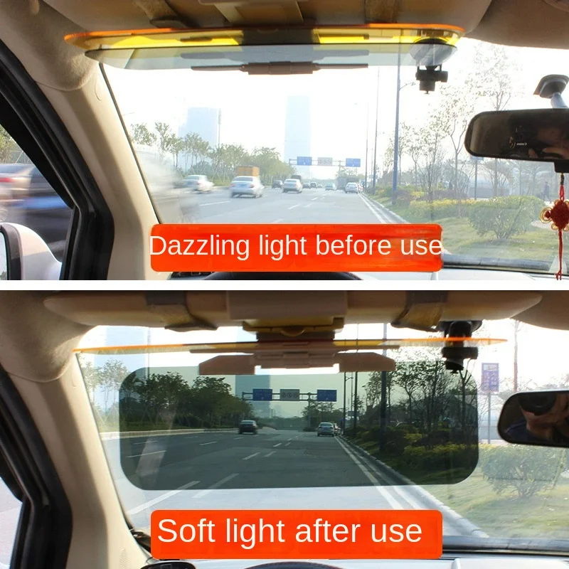 

1 шт. выдвижной Многофункциональный дневной и ночной антибликовый солнцезащитный летний Автомобильный солнцезащитный козырек очки