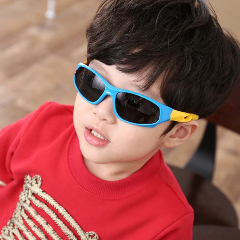 Gafas de sol modernas niños y niñas, lentes de sol modernas con recubrimiento, protección con funda, a 15 años| | - AliExpress