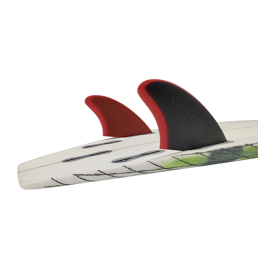 UPUSRF FCS 2 Twin tabs Surfboard Fins Fibreglass Performance Core Keel Twin sets Quilhas Thruster Side Short Board Fins Surfing