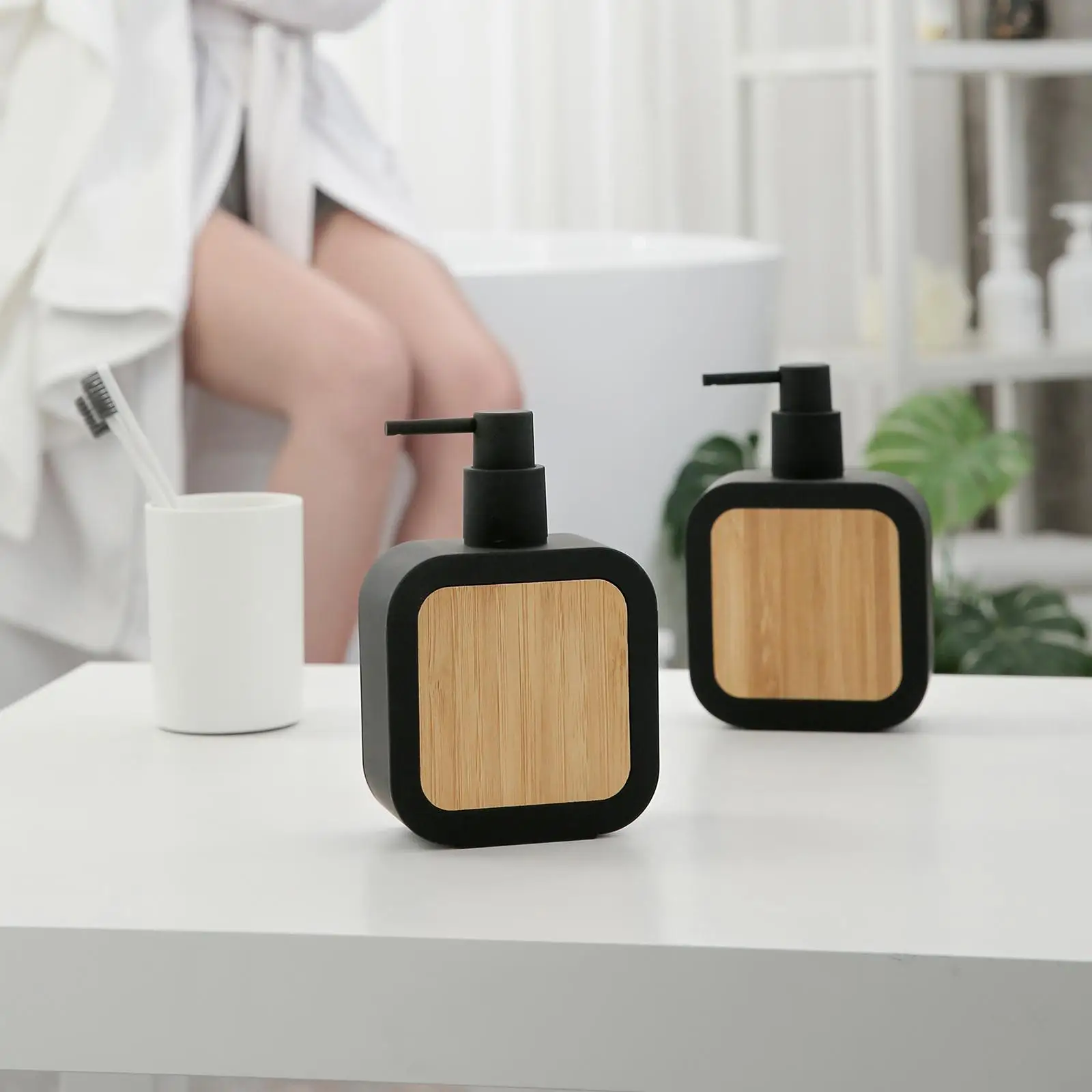 390ml Soap Dispenser Kitchen Multipurpose Pump Bottle Manual