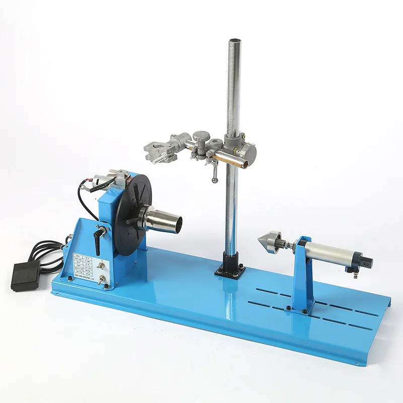 Welding Turntable Rotator Tilte Table for Annular Welding 10KG Rotary Welding Positioner 65mm chuck cartridge optional