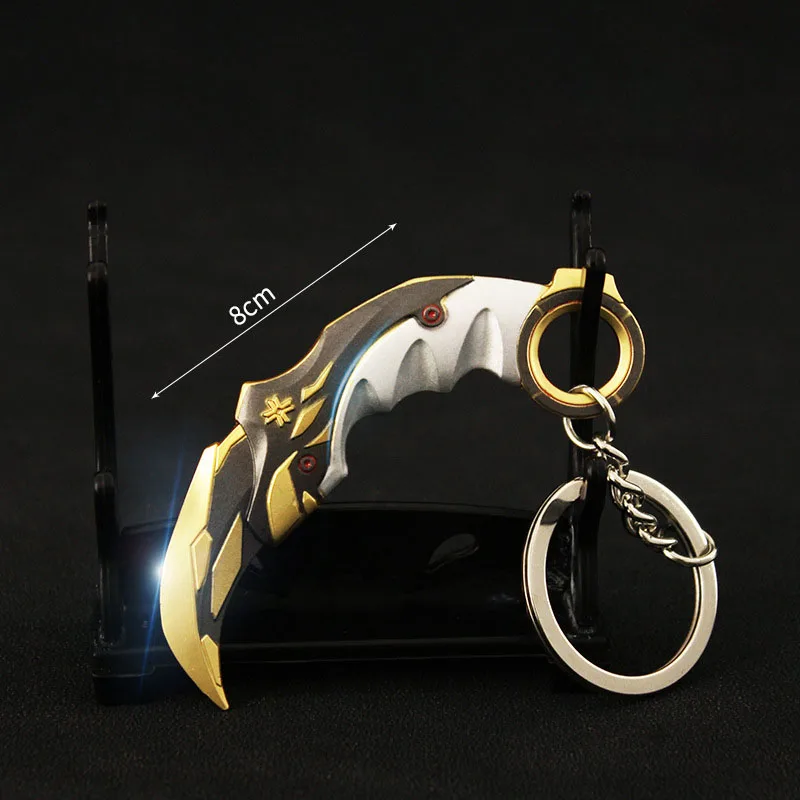Promozione Arma Portachiavi Campioni Karambit Modello Melee Reaver Coltello Lega Metallo Gioco Periferiche Samurai Spada Regali Ragazzi Giocattoli