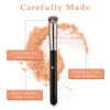 1/2/5 pcs Foundation Concealer Brush, Premium Contour Blusher Brushes, Flawless Under Eye Dense Face Makeup Brush For Blending 4