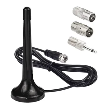 Household Dab Fm Radio Antenna Stereo Receiver High Gain 75 Ohm Indoor Radio Antenna 1