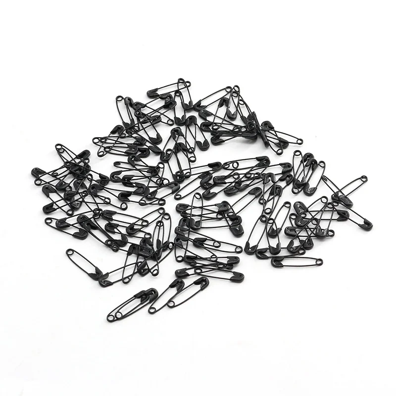 1000 Spille Da Balia Piccole 18 Mm - Ferro Per Cucito, Cucito, Artigianato E Abbigliamento (Nere) - Foto 6