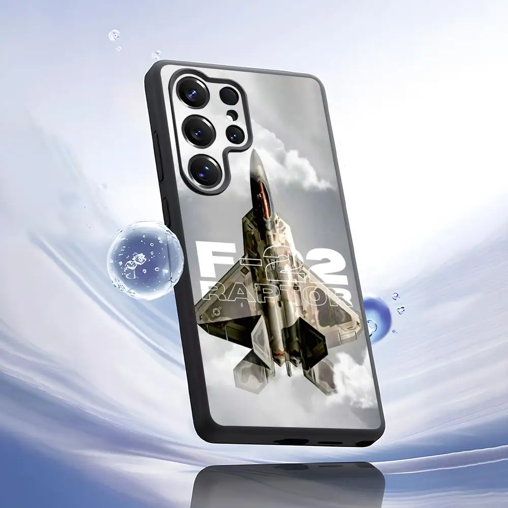 Sleek Military Fighter Jet Design Phone Case with Skin-Friendly TPU Soft Shell