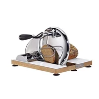 Manual Bread Slicer, Classic Hand Crank Home Bread Slicer (Silver) 11.75 Inch by 8 Inch Bread/Sausage/Cheese/Vegetables 1