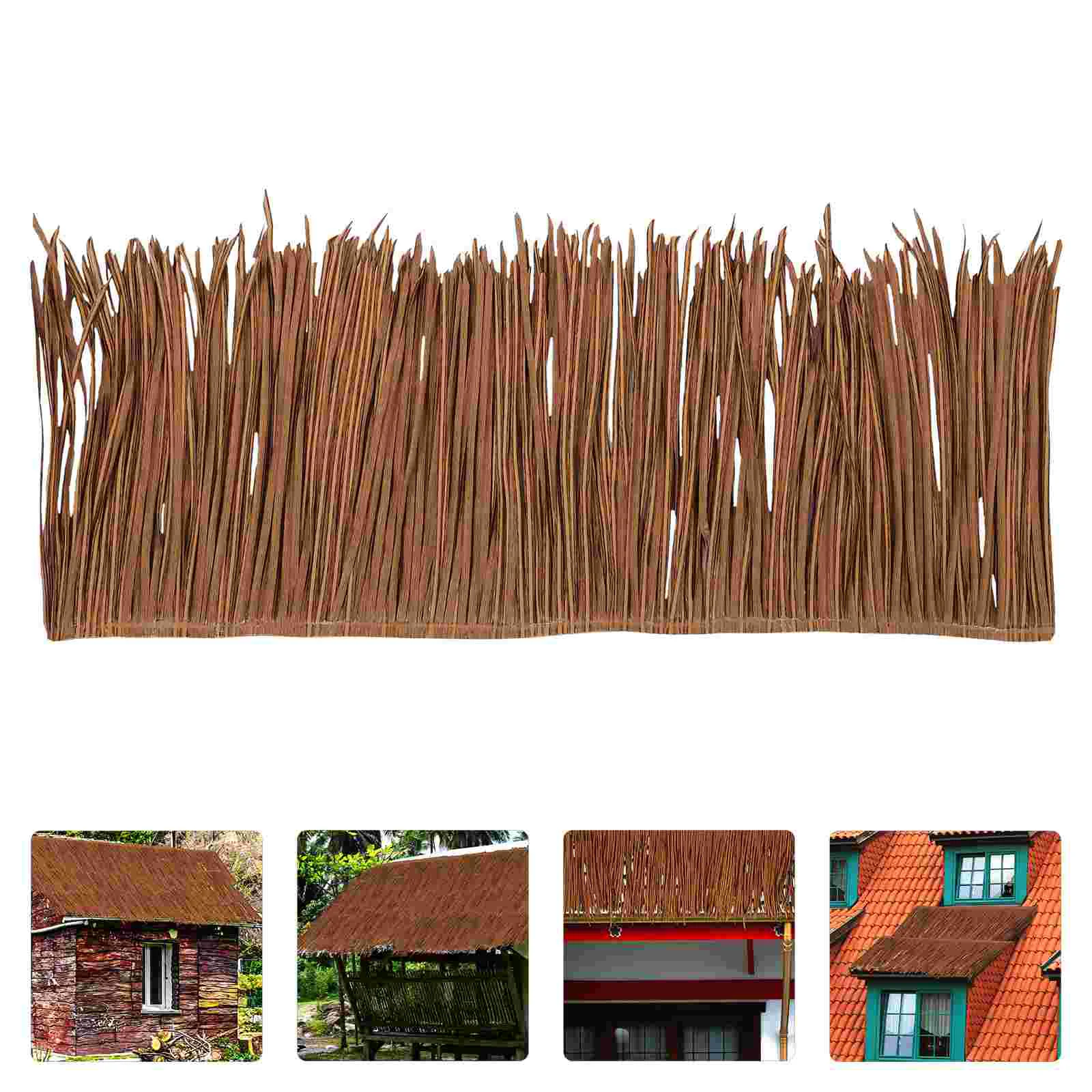 

Simulated Thatch Straw Roof Yard Simulation Thatch Roofing Decoration Yard Artificial Thatch