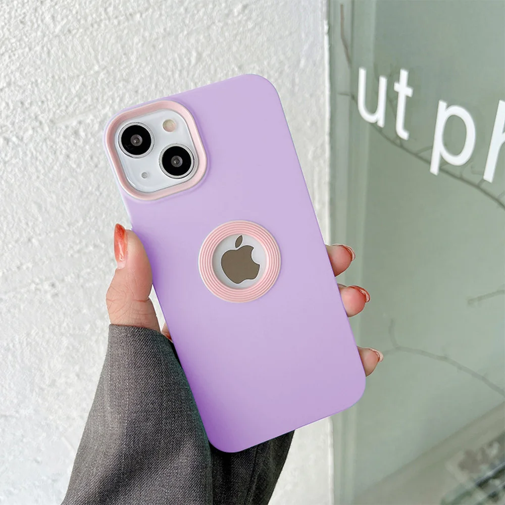 Fashionable Dual-Tone Shockproof Silicone Phone Case