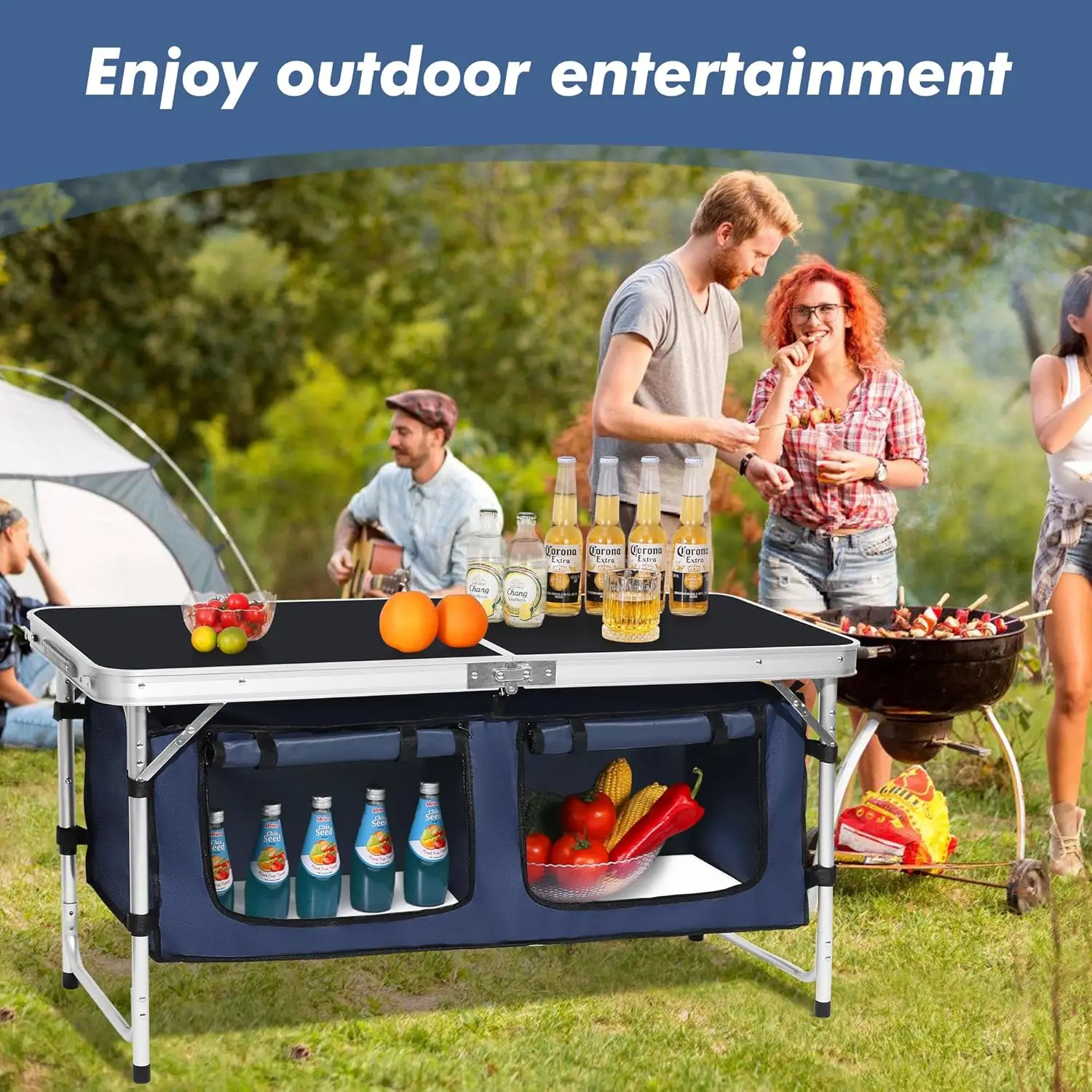 Camping folding table - image 6