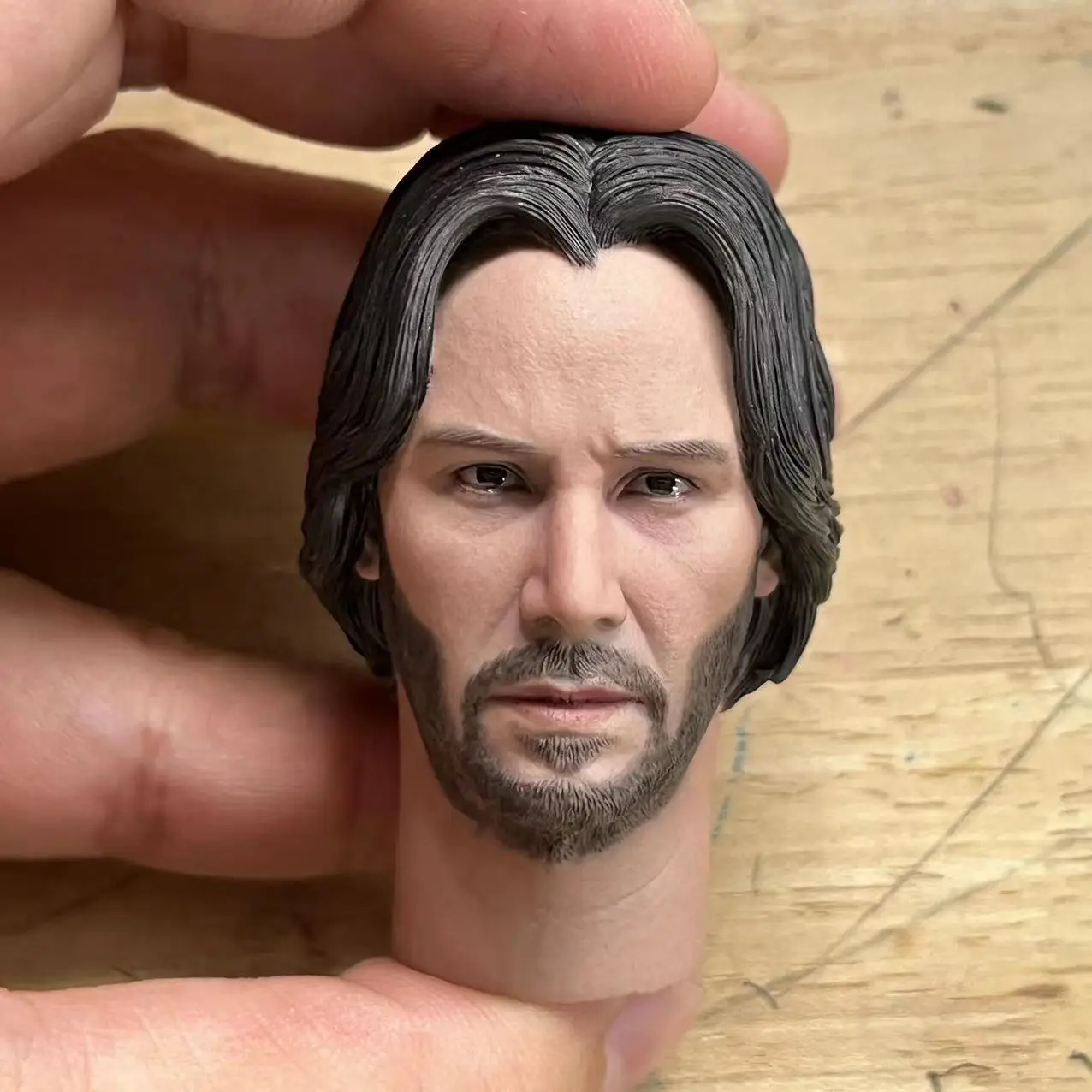 

1/6 Scale John Wick Head Sculpt Keanu Reeves Delicate hand Painted Model For12 Inch Tbleague PH Action Figure Body Toys