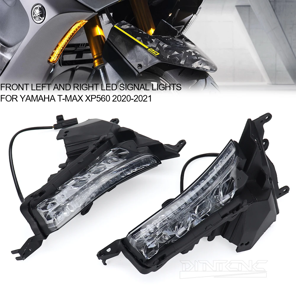 

Motorcycle Left Right Signal Light For YAMAHA T-MAX 560 XP560 2020 2021 TMAX560 XP TECH MAX ABS Front Turn Indicator Accessories