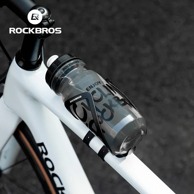 ROCKBROS Bicycle Water Bottle Cage Mount Adaptor Elastic Silicone Gel Bandage Bottle Strap Seatpost Fork Frame Bike Accessories