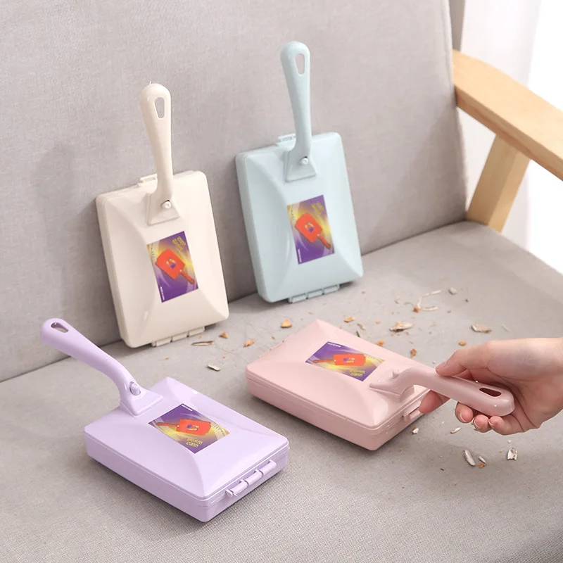 

For Bed Fluff Manual Crumb Cleaner Handheld Pet Hair Cleaner Carpet Crumbs Table Brush Electrostatic Carpet Floor Sweeper Brush