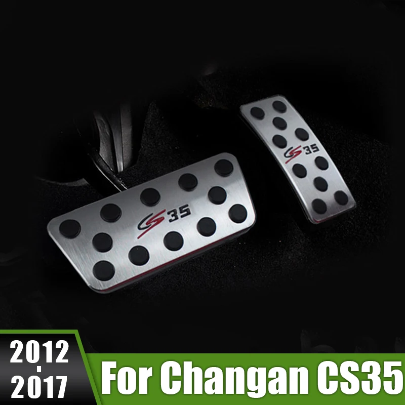 

For Changan CS35 CS 35 2012 2013 2014 2015 2016 2017 Car Foot Pedal Fuel Accelerator Brake Pedals Cover Non-slip Pad Accessories