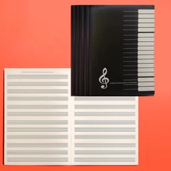 Music Notebook & Sketchbook: Creative Journal (Black)