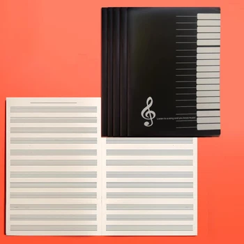 Chitarra pianoforte tastiera musica Notebook Memo School Notebook Musicscore diario disegno Sketchbook studente Journal blocco note cancelleria