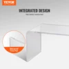 VEVOR Acrylic Coffee Table, C-Shaped Clear Acrylic End Table, 16.3 inch high Transparent Acrylic Side Table, for Living Room 5
