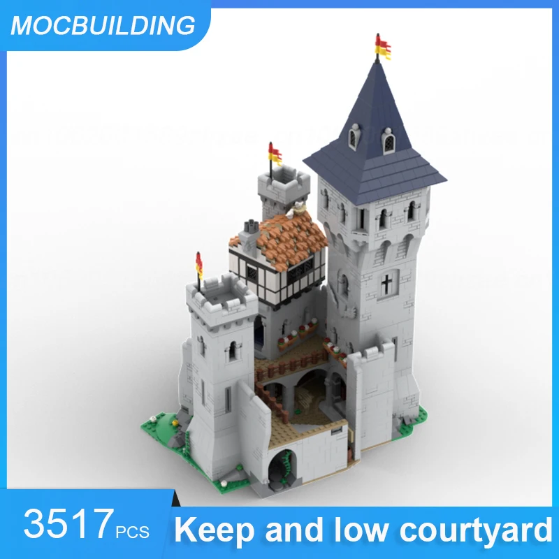 

Конструктор MOC, удлинитель для двора, 10305 деталей, сборный конструктор, замок, дисплей, коллекционные игрушки, подарки, 3517 шт.