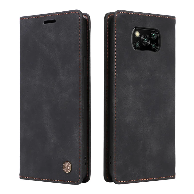 Luxury Magnetic Leather Stand Wallet Flip Case – Premium Protective Phone Cover