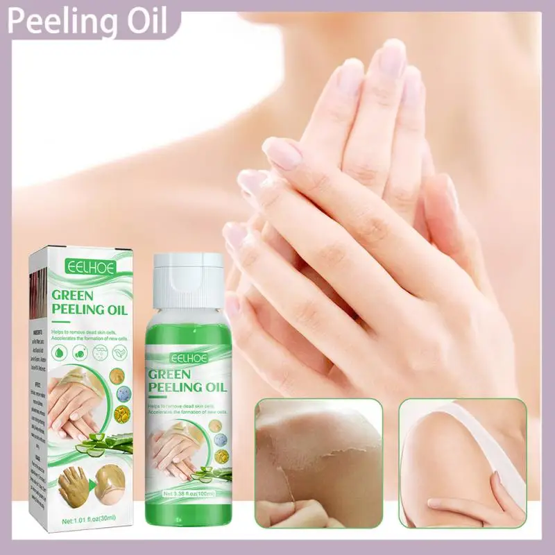 Eelhoe Exfoliating Green Skin Oil Moisturizing Lighten Body Skin Yellow