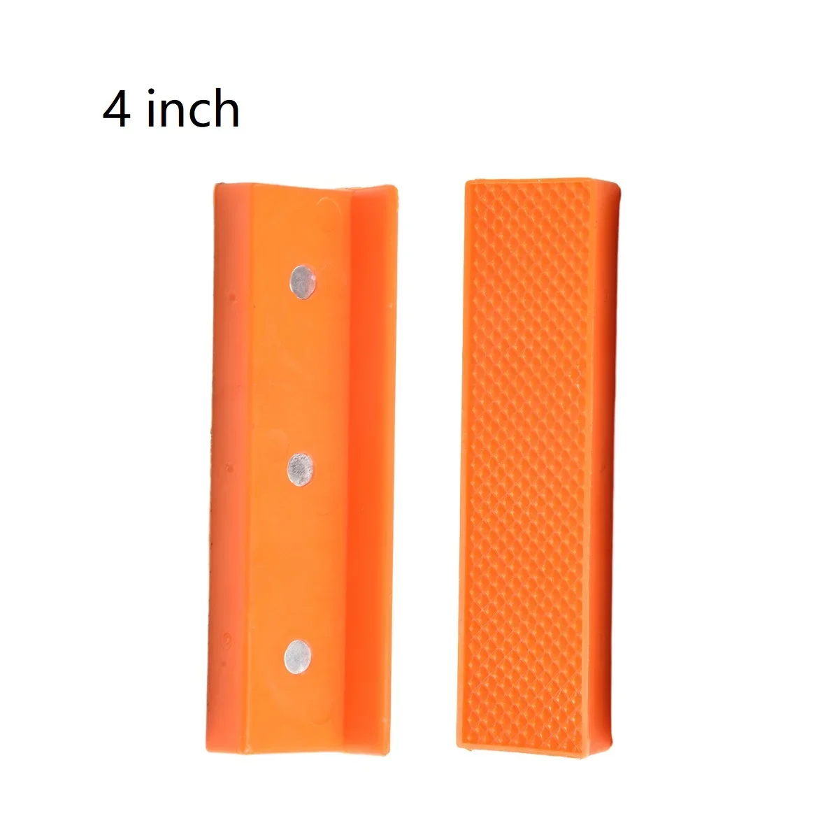 2pcs 4/5/6 Inch Magnetic Soft Pad Jaw Rubber For Metal Vise Bench Machine Tools