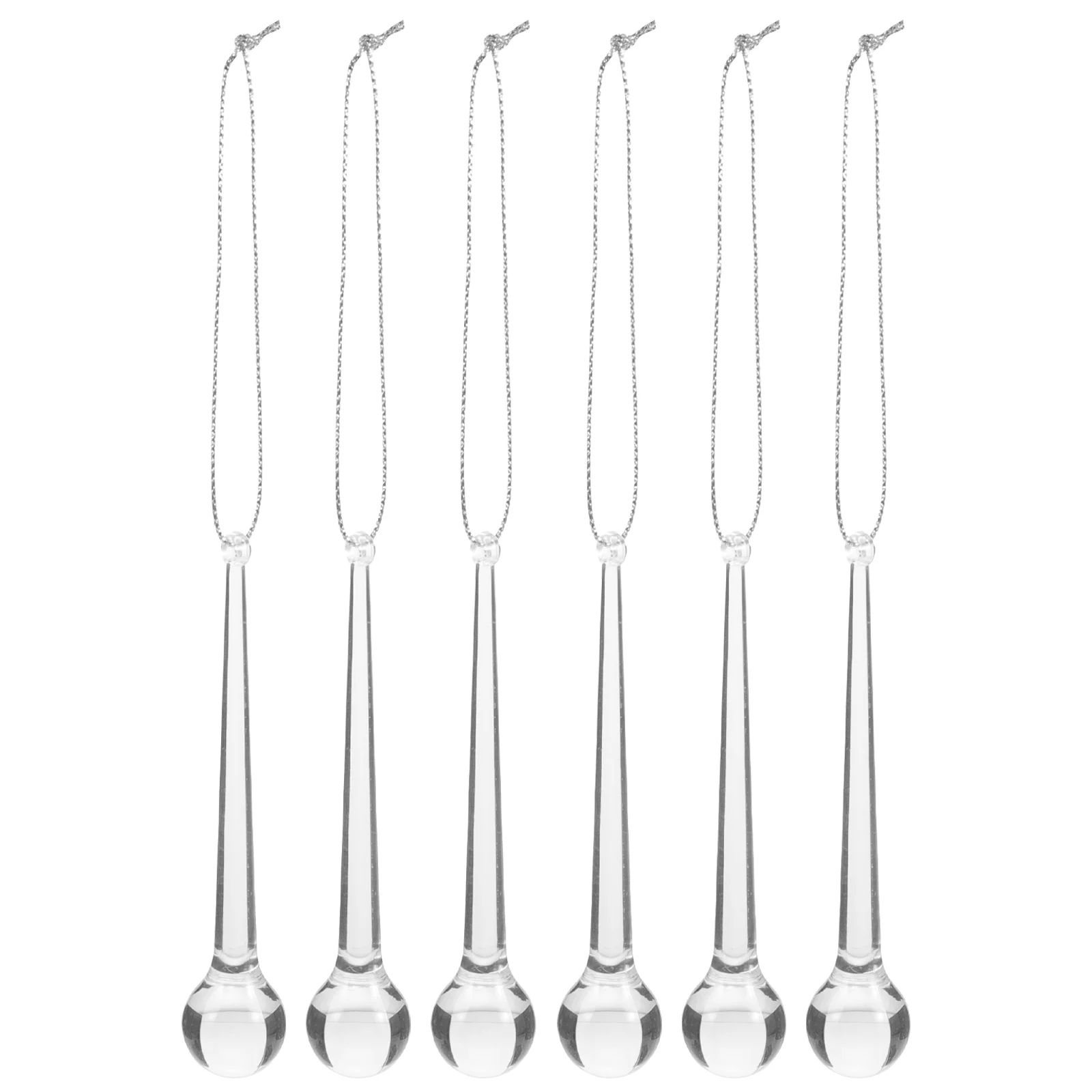 

Christmas Pendant Xmas Hanging Props Scene Layout Supplies Decors Pendants Tree Decorations Party Crystal Chandeliers