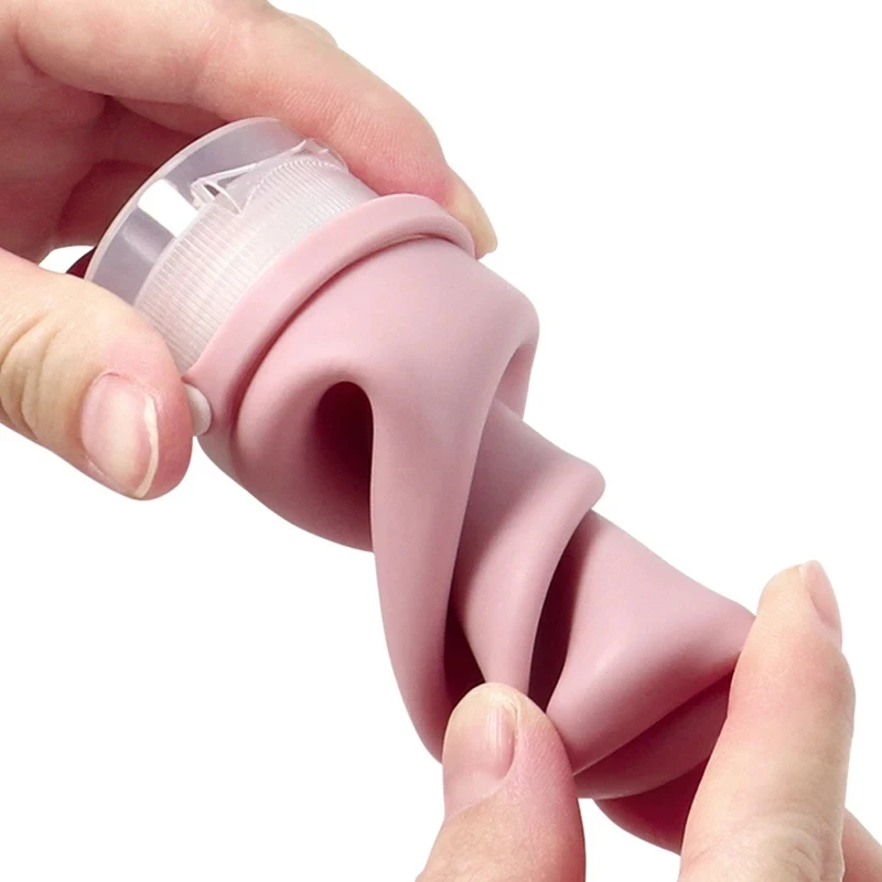 60ml Travel Portable Silicone Empty Bottle Cosmetic Storage Refillable Lotion Bottle Leakproof Shampoo Facial Cleanser Container