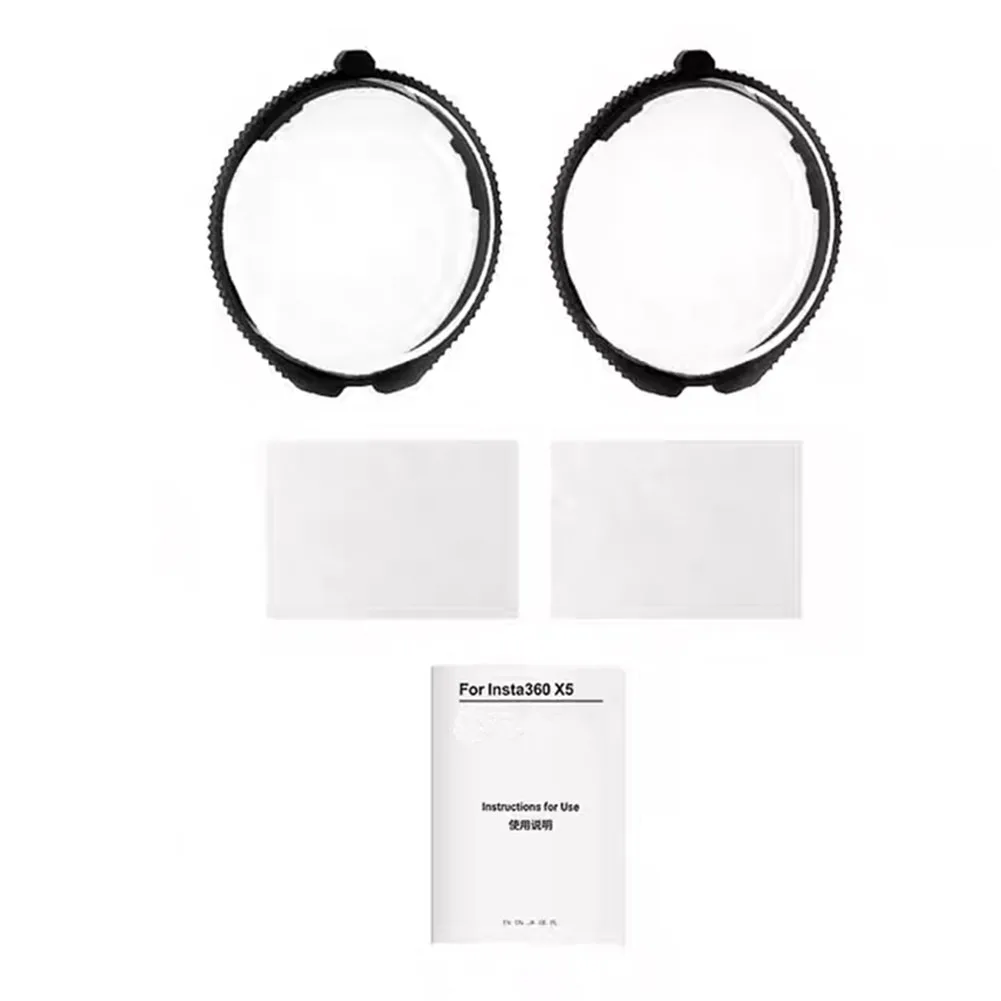 Lens Protective Cover Anti-Scratch Lens Protector Protective Lens Cap Cover for Insta360 X5