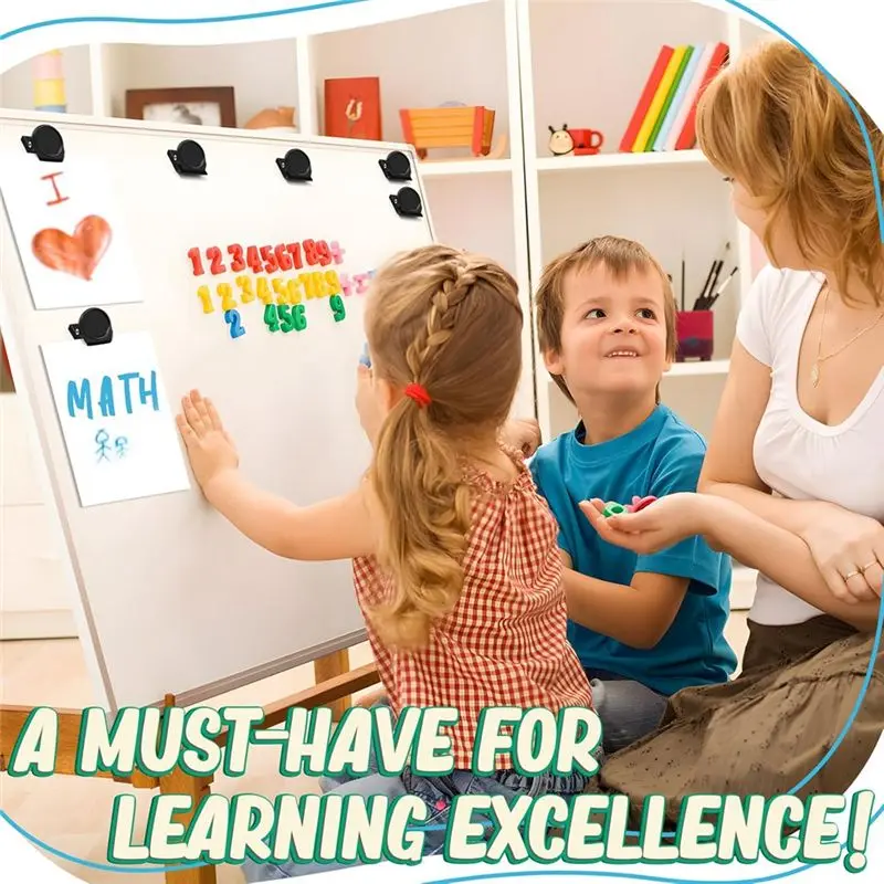 SB-자석 클립, 24개 냉장고 자석 화이트보드 자석, 금속 클립 냉장고 자석, 자석 클립