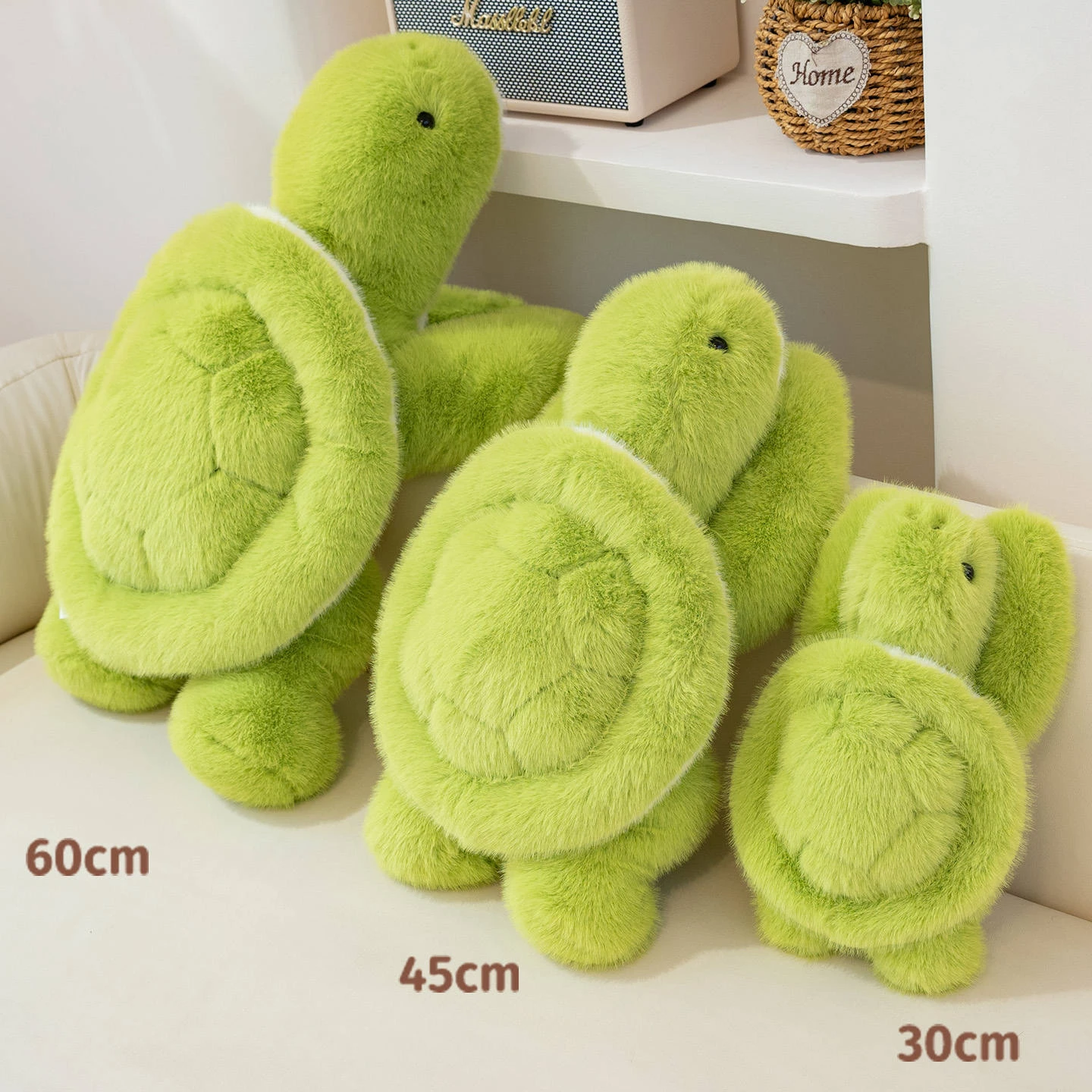Hot Lovely Turtle Plush Toys Cozy Fluffy Lying Prone Cartoon Tortoise Throw Pillow Back Cushion Kawaii Home Decor Funny Gift