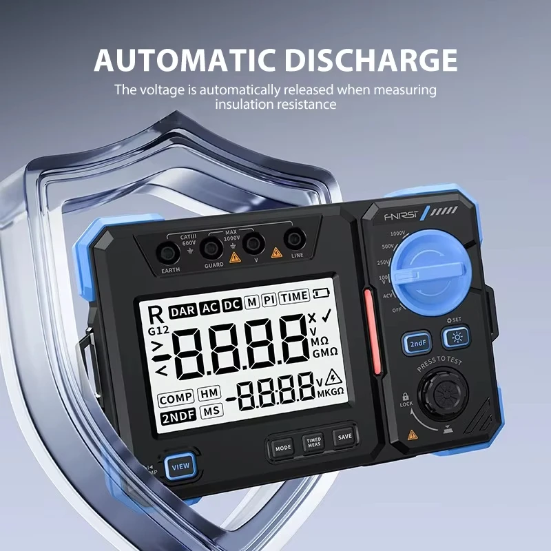 MRT-1050 Insulation Resistance Tester 1000V 20GΩ Megohmmeter AC DC Voltage Measu
