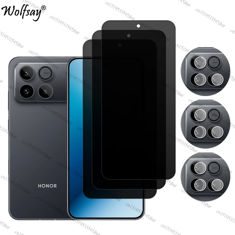 Enhanced Privacy Screen Protector with Anti-Spy Tempered Glass & Camera Lens Guard