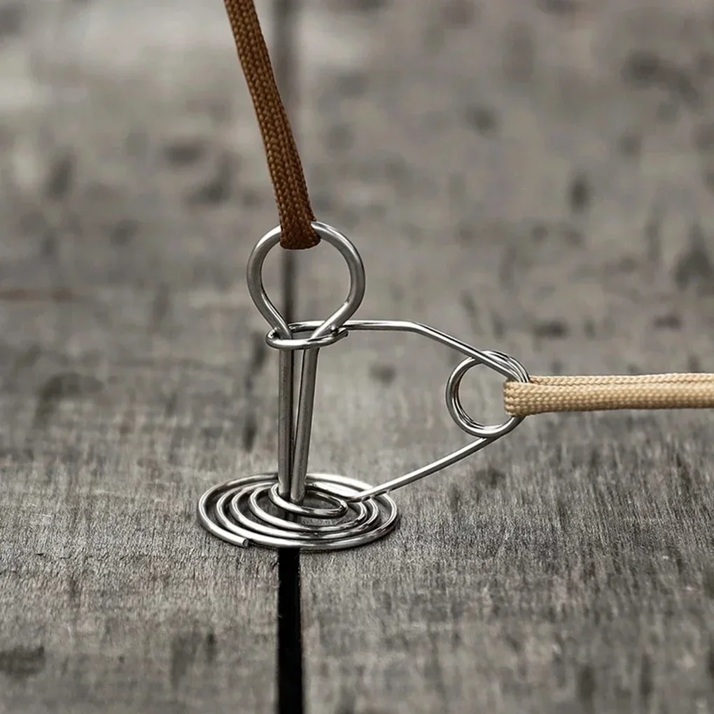  slider image of 10pcs Spiral Tent Stakes,
