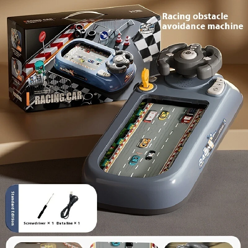 New Children'S Racing Game  With Fun Obstacle Avoidance Adventure Puzzle Steering Wheel Toys Desktop Games Gifts 6